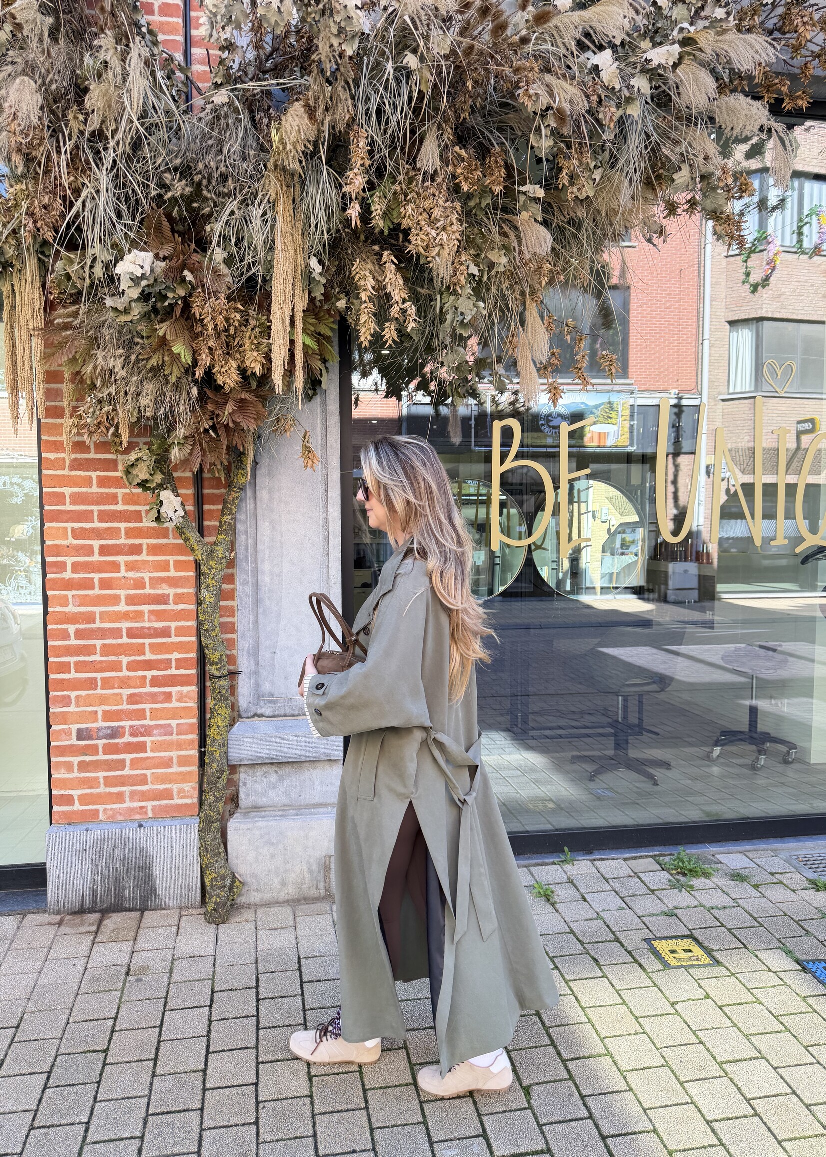 Odera trench coat - Green TU
