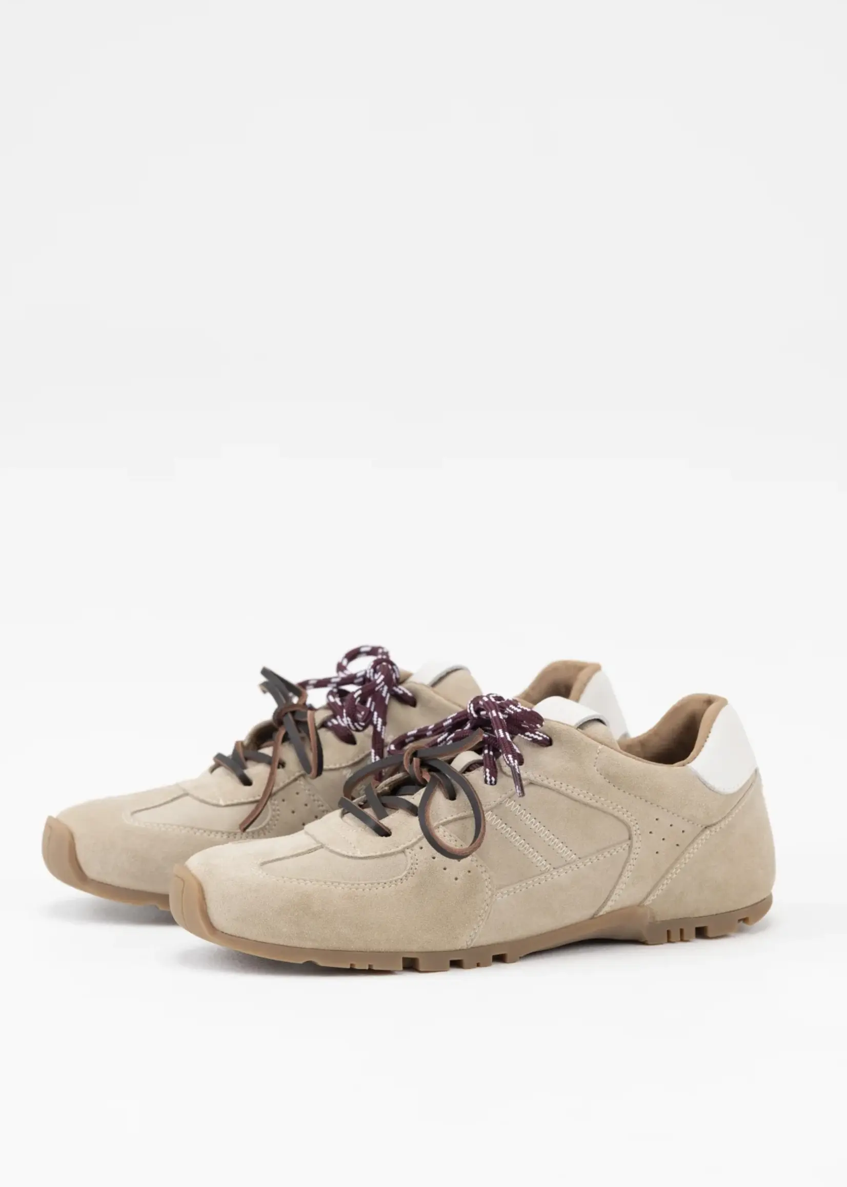 Bay sneaker - Beige/Bordaux