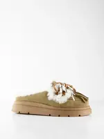 NOVA suede - Instappers | Olive / Off white