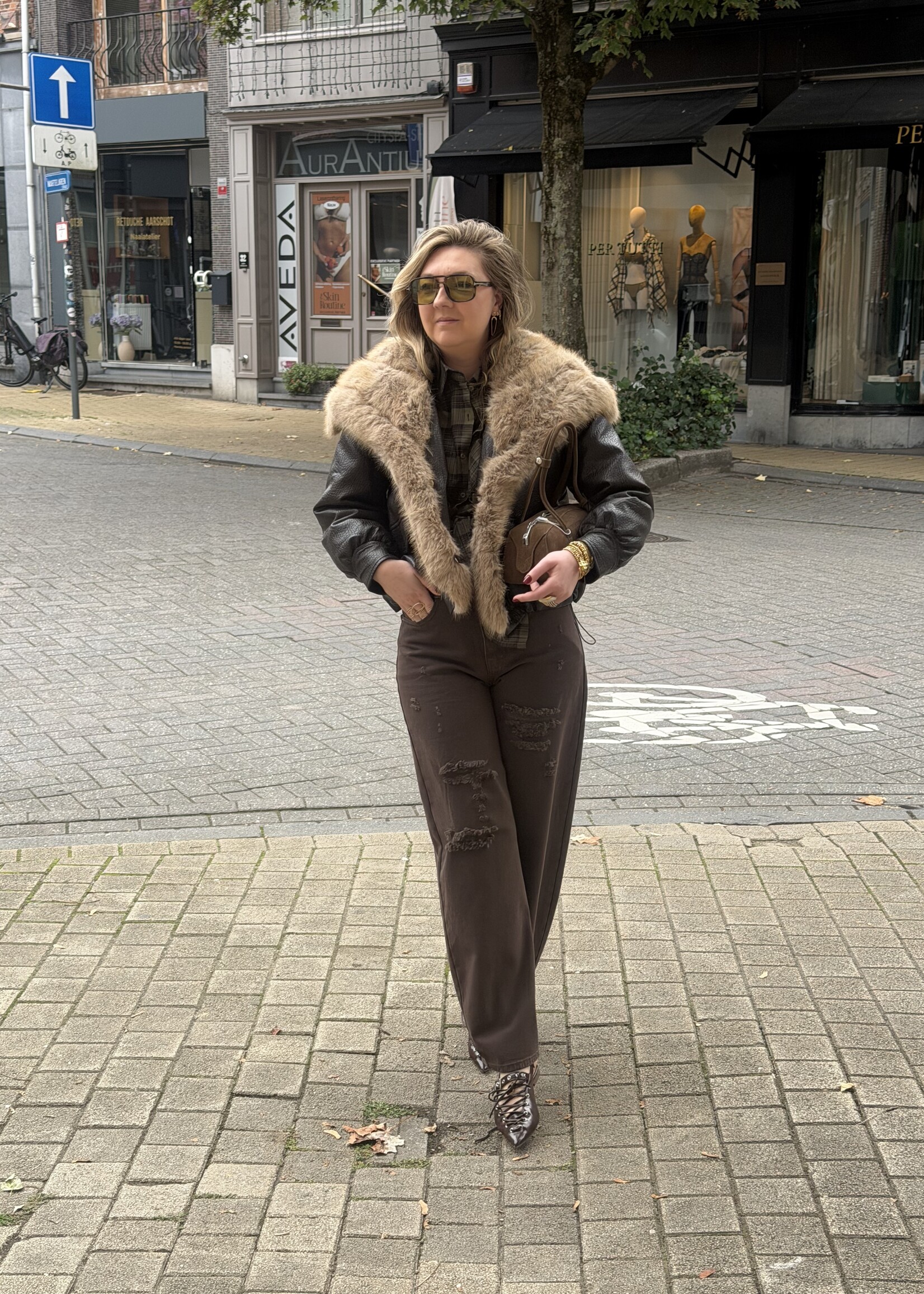 Annah jeans - Brown