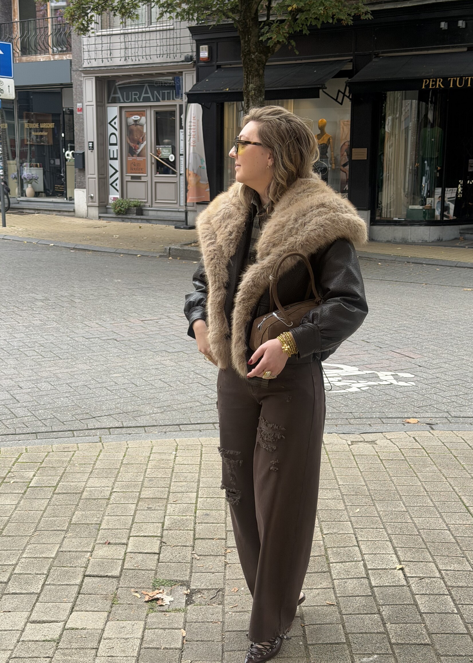 Annah jeans - Brown