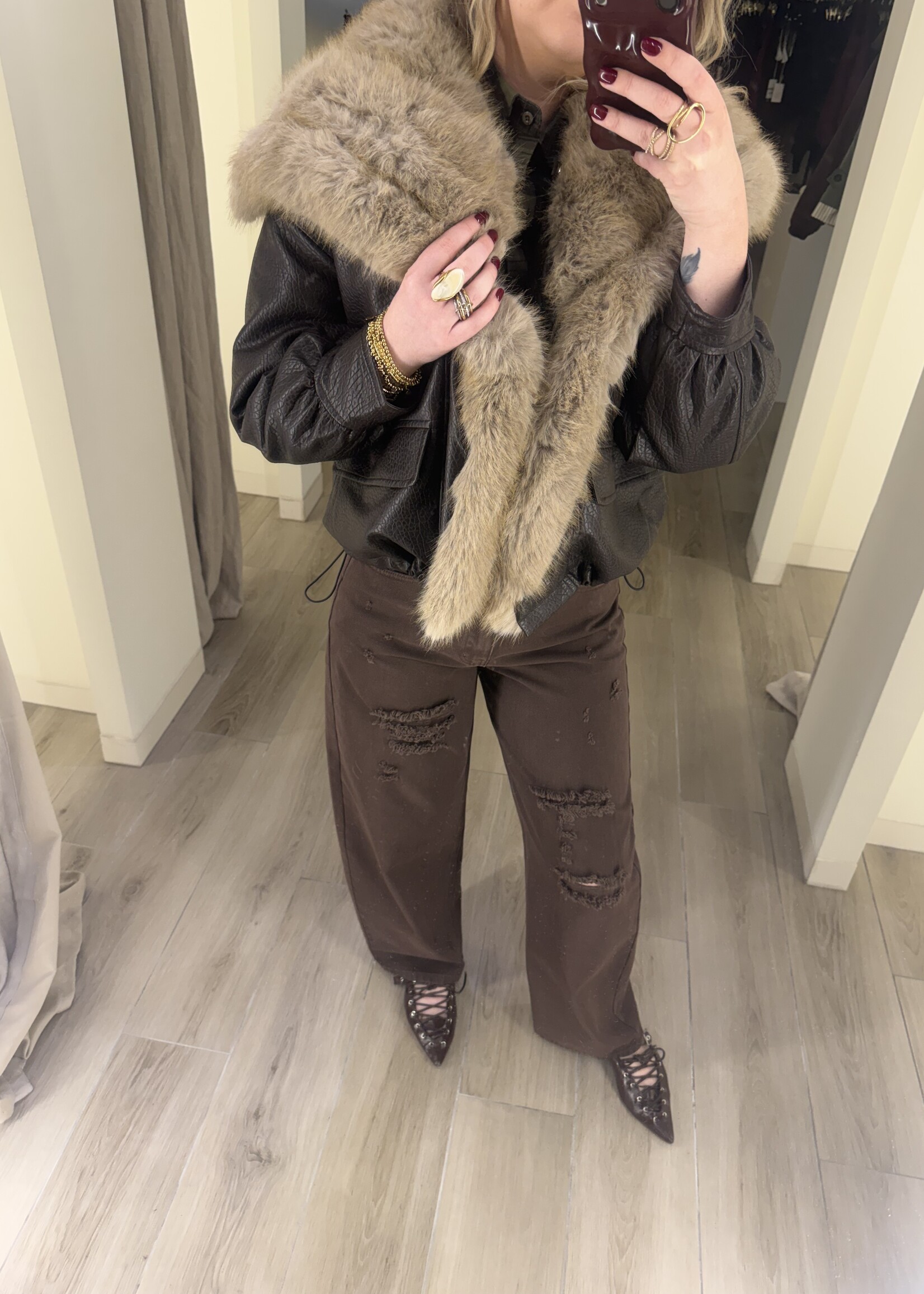 Annah jeans - Brown