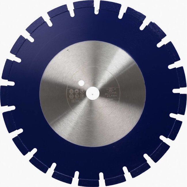 Pristis Diamantzaag-350/25,4mm Pristis ZOAB BV/PS Asfalt laser gelast