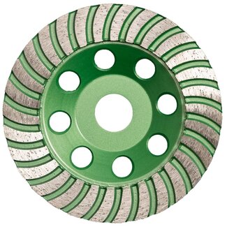 Pristis 125/22,2mm Pristis komschijf turboWave metallic groen (HcFd)