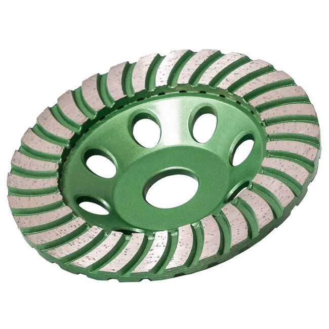 Pristis Diamant komschijf-125/22,2mm Pristis komschijf turboWave metallic groen (HcFd)