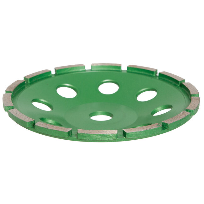 Pristis Diamantkomschijf-180/22,2mm Pristis komschijf 1 rij segmenten metallic groen