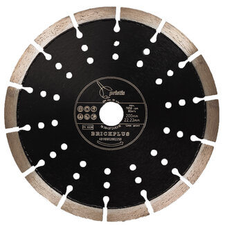 Pristis 200/22,2mm Pristis Brickplus 13mm Segm. baksteen zwart