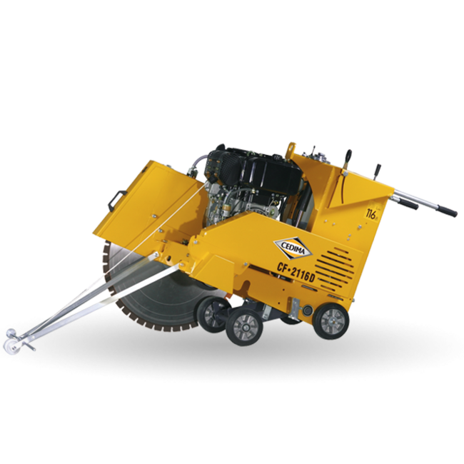 Cedima Cedima Vloerenzaagmachine CF-2116D Diesel 15,4KW maxim.300mm zgdiepte