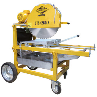 Cedima Steenzaagmach. CTS-265.2 400V-5,5KW, 650 zgbld: 265mm zgdiepte Inclusief gratis 600mm betonzaagblad