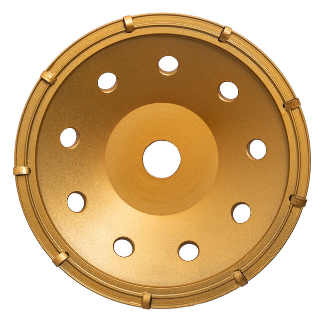 Pristis 180/22,2mm Pristis komschijf Poxy PKD segm. goud Klein