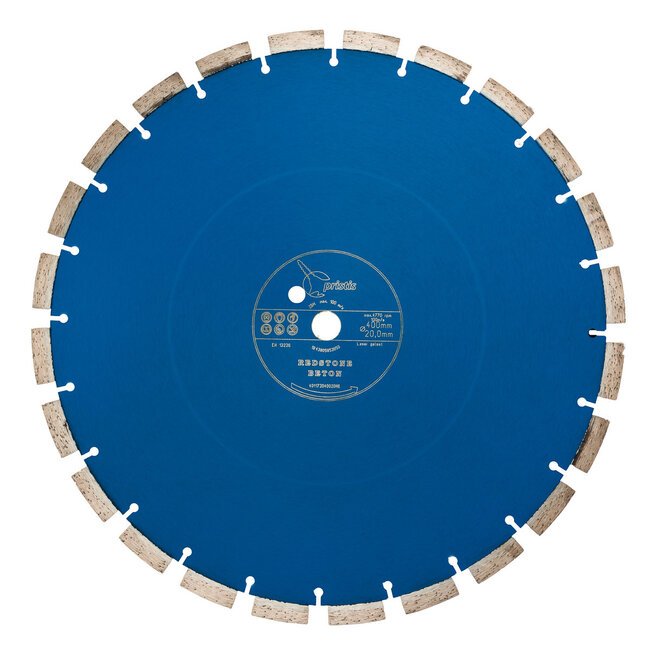 Pristis Diamantzaag-400/20,0mm Pristis Redstone Beton li-blauw