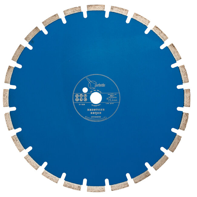 Pristis Diamantzaag-400/25,4mm Pristis Redstone Beton li-blauw