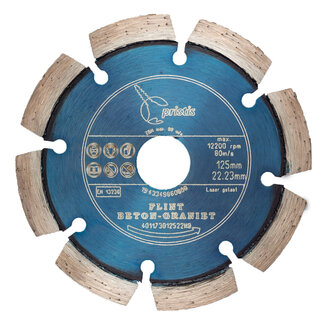 Pristis 125/22,2mm Pristis Flint Beton / Graniet