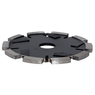 Pristis 125/22,2x6,0mm Pristis cementvoegenfrees zwart