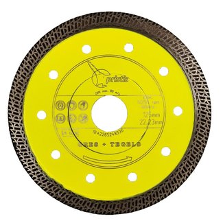 Pristis 125/22,2 x1,4mm Gres-Turbo keramiek/graniet  geel