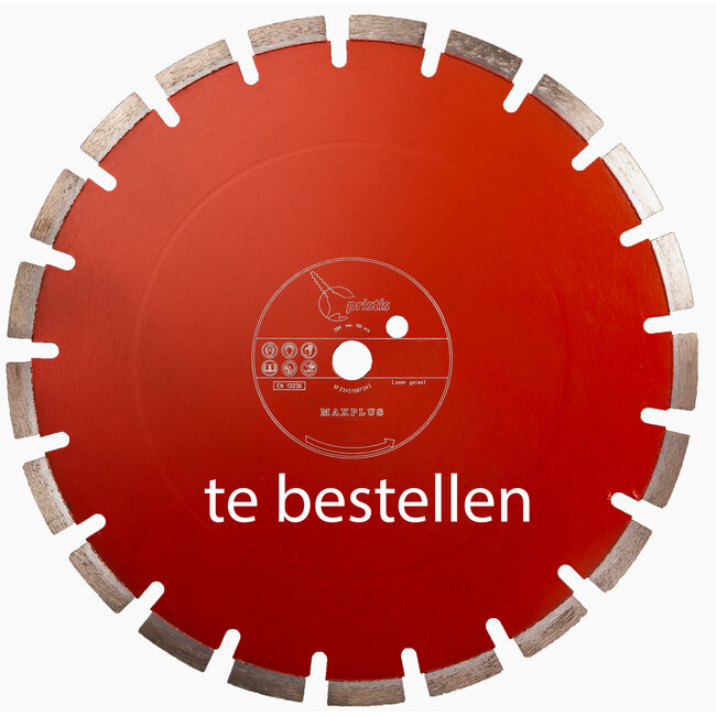 Pristis  Diamantzaag-600/60,0mm Pristis Maxplus universeel rood tafelzaag/steenzaag