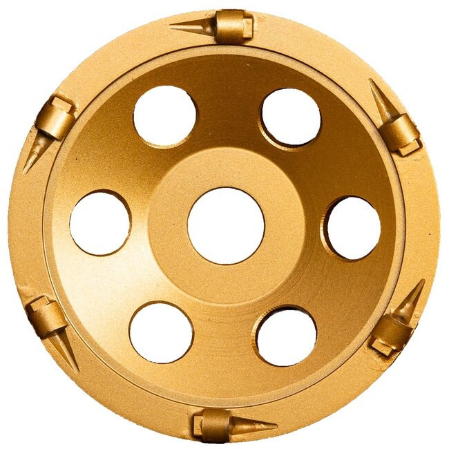 Pristis Diamantkomschijf-125/22,2mm Pristis komschijf Poxy PKD segmenten goud Medium