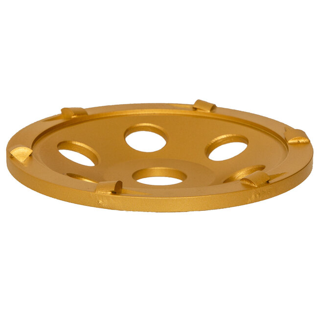 Pristis Diamantkomschijf-125/22,2mm Pristis komschijf Poxy PKD segmenten goud Medium