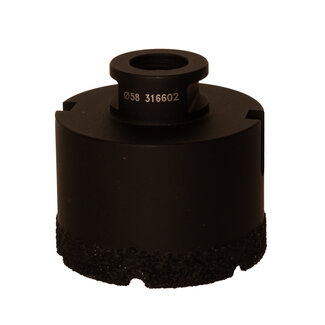 Tegelboor diamant  M14- 58mm x 35mm nl. voor Haakse slijper