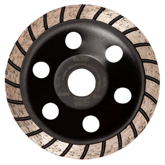 Pristis 125/22,2mm Pristis komschijf TURBO ECO BLACK