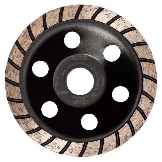 Pristis Diamant komschijf-125/22,2mm Pristis komschijf TURBO ECO BLACK