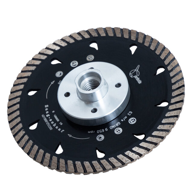 Pristis Diamantzaag-125/22,2mm Pristis Schaaf-Zaag 2.8x9 M14 bondigflens