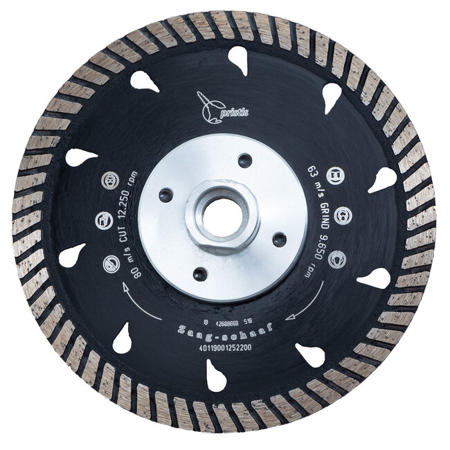 Pristis Diamantzaag-125/22,2mm Pristis Schaaf-Zaag 2.8x9 M14 bondigflens
