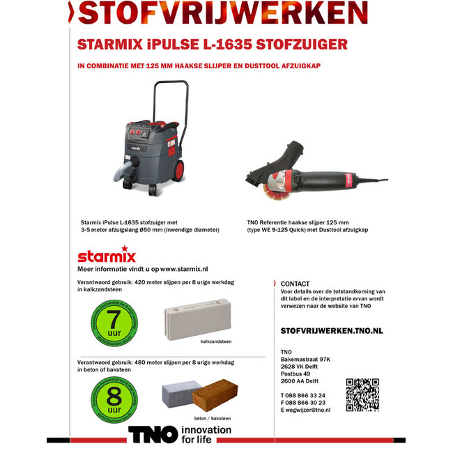 Starmix Stofzuiger Starmix IPulse L-1635 PREMIUM /slang fluo/+toebeh