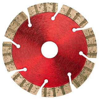 Pristis 125/22,2x2,5mm/8x12.0 segm. Kanteel Speed Metallic Rood THIN