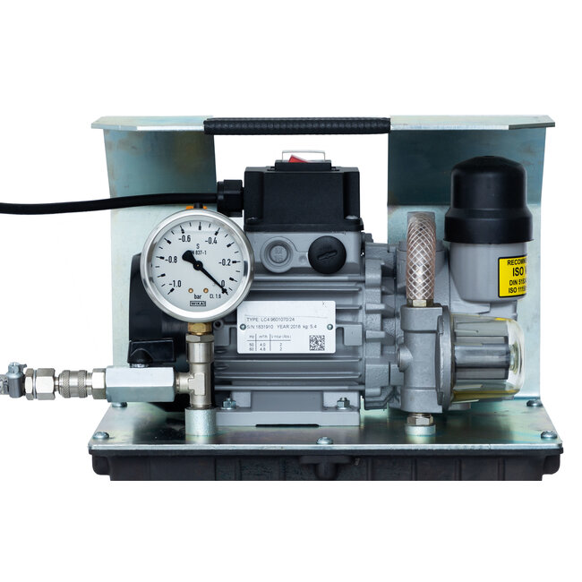 Vacuumpomp met onderdruktank C10 incl. slang en koppeling