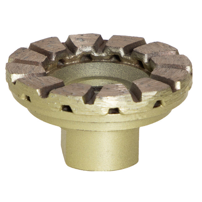 Pristis Diamant komschijf - 050/M14 Pristis komschijf Turbo metallic goud