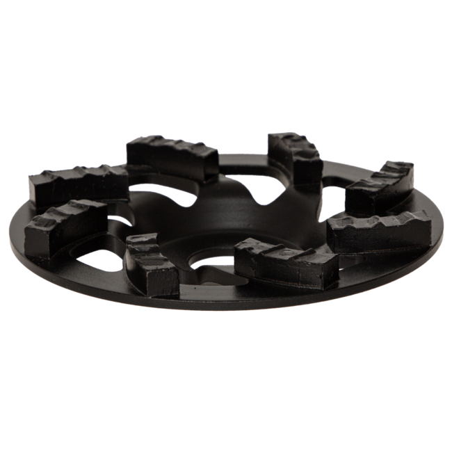 Pristis 125/22,2mm Pristis komschijf Split PKD zwart