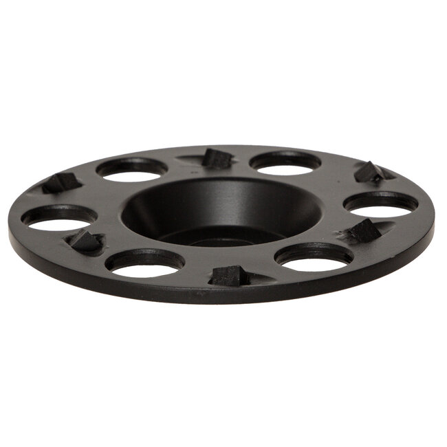 Pristis 125/22,2mm Pristis komschijf PKD puntig agressief zwart