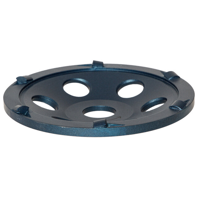 Pristis 125/22,2mm Pristis komschijf PKD blauw