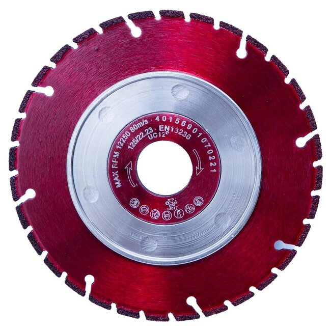 Pristis 125/22,2mm PVC/PE/Rioolbuis zagen en verzinken