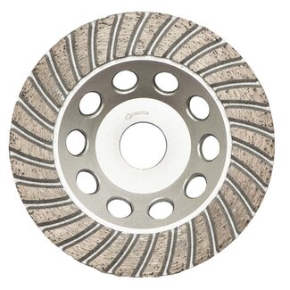 Pristis 125/22,2mm Pristis komschijf turbo zilver