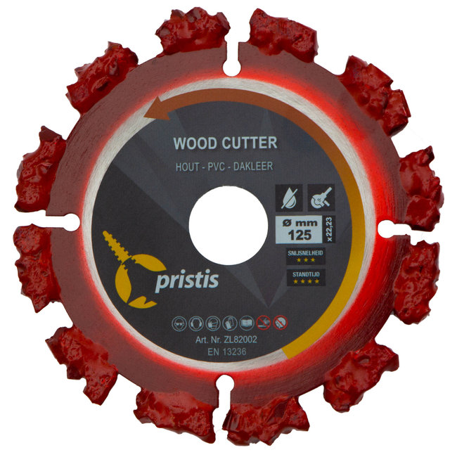Pristis 125/22,23 Pristis Woodcutter 20x6,0x10 12S Grof Blank
