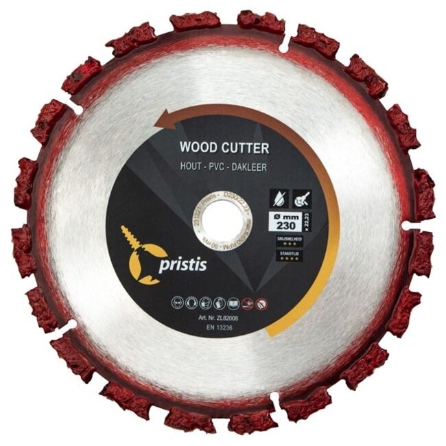 Pristis 230/22,23 Pristis Woodcutter 20x6,0x10 20S Grof Blank