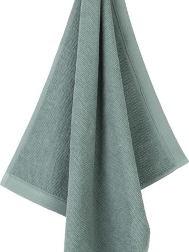 Livello Livello Keukenset Kitchen Lover Groen Uni - 2x Theedoek + 2x Keukendoek, 100% Katoen