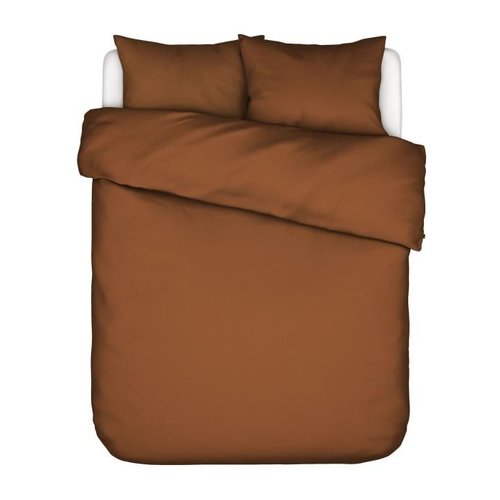 Essenza Minte Duvet cover2p set 240x220+2/60x70Leather brown