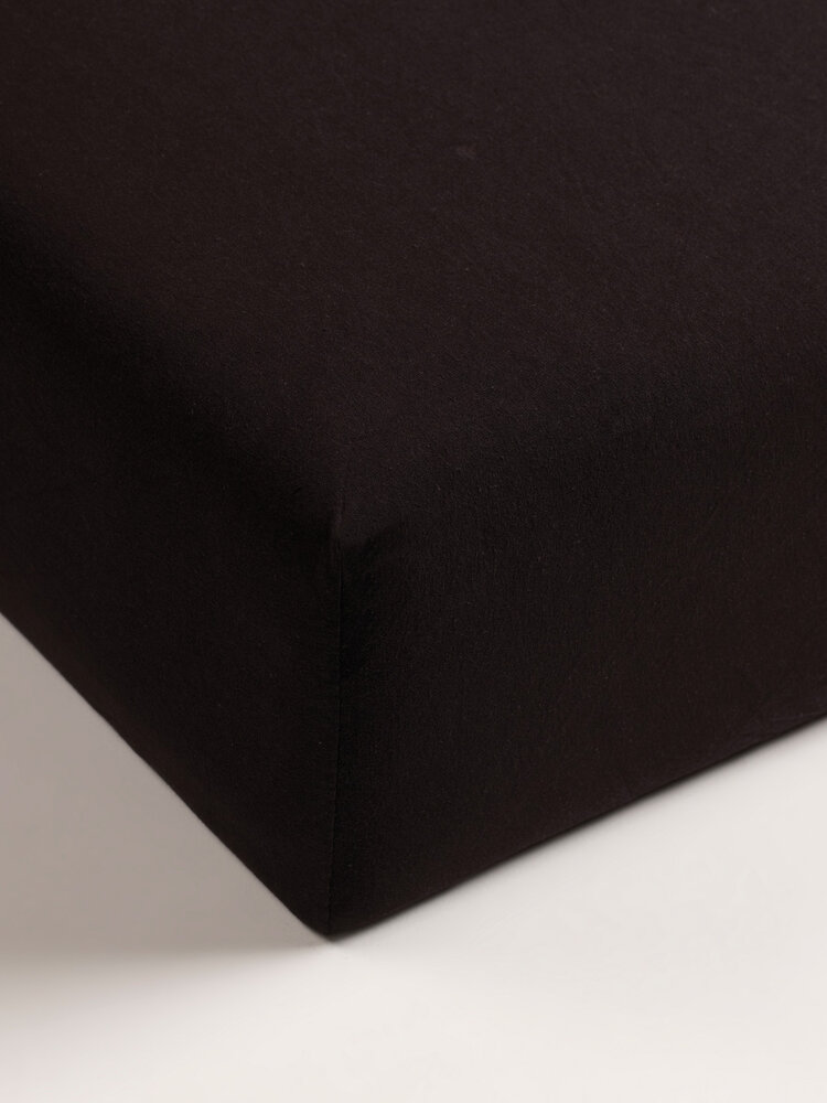 Livello Jersey Excellent topper hoeslaken Elastan black 80/100 x 200/220