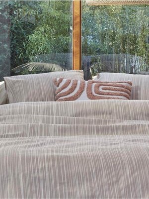 VT wonen Drips naturel flanel 140x200/220