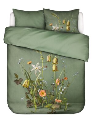 Ficaria Duvet cover2p set 240x220+2/60x70Greenish