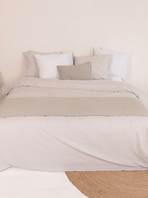 Linolux DBS Linen white 240x260 cm