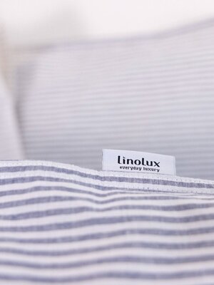 Linolux DBS Vintage Stripe white/blue 240x260 cm