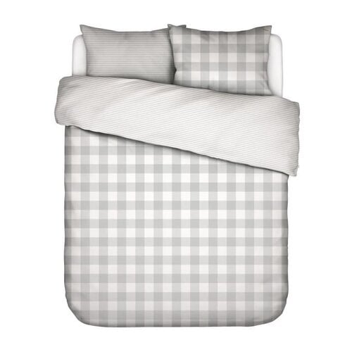 Chess Duvet cover2p set 240x220+2/60x70Grey