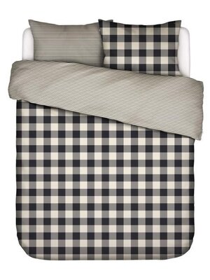 Chess Duvet cover2p set 240x220+2/60x70Anthracite