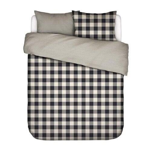 Chess Duvet cover2p set 240x220+2/60x70Anthracite