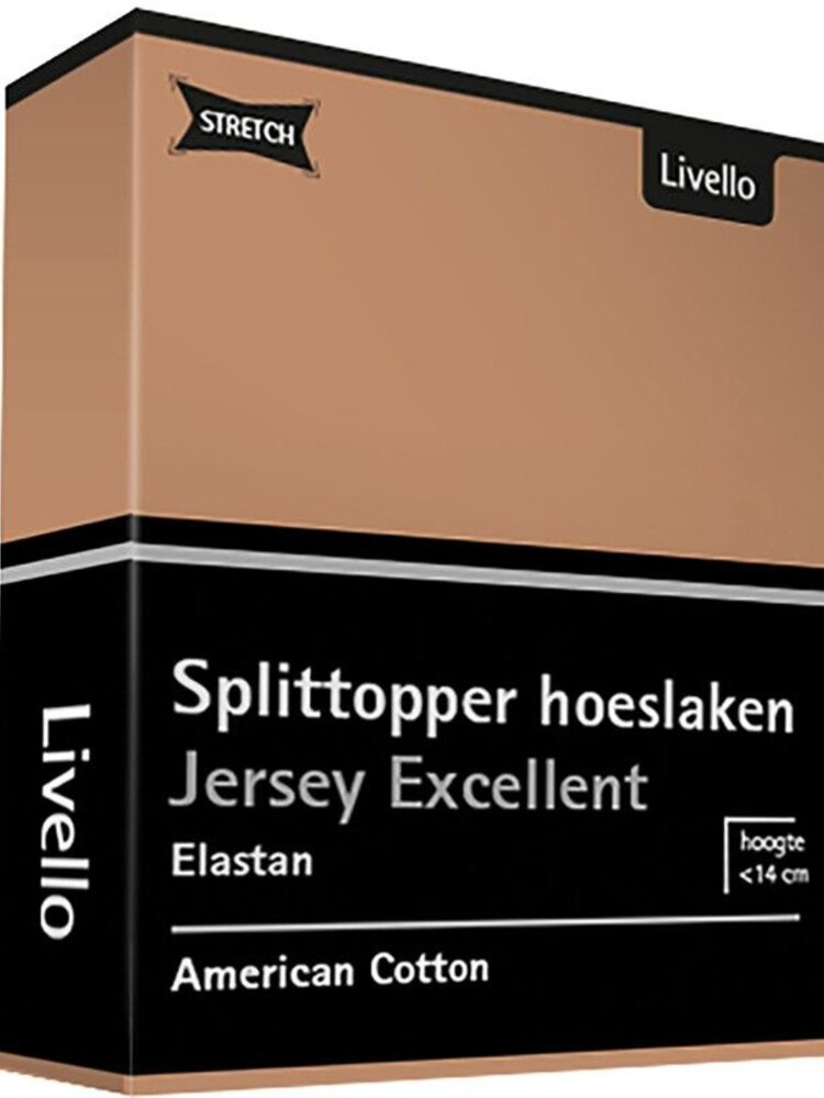 HL jersey elastan Livello SPLIT caramel 140/200
