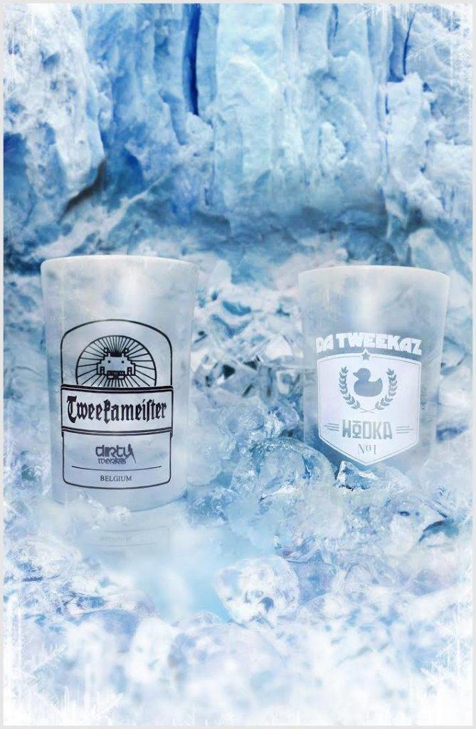 4x Wodka/Tweekameister Shotglasses